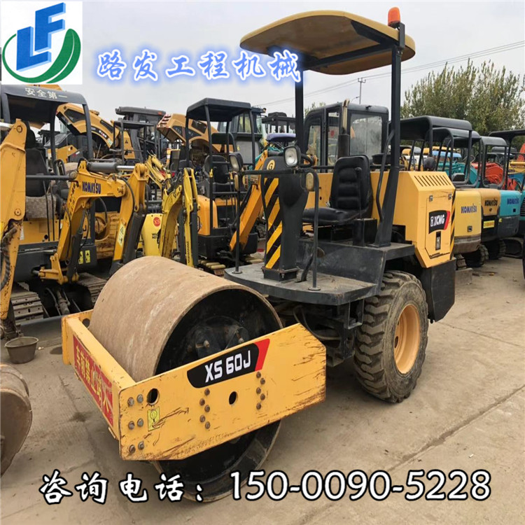 小型压路机 2吨双钢轮压土机1吨手扶座驾压实机5T夯土机3吨压路机