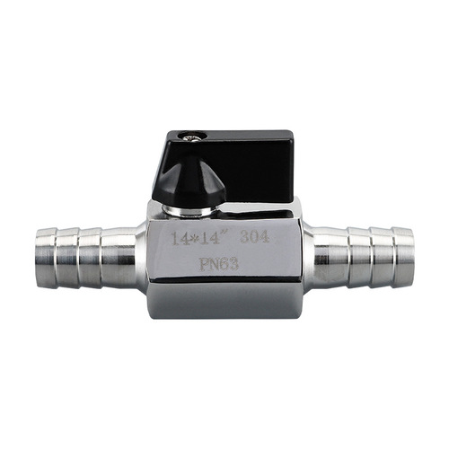 Manufacturer supplies double pagoda mini ball valve 304 stainless steel pagoda ball valve sewage small ball valve micro ball valve