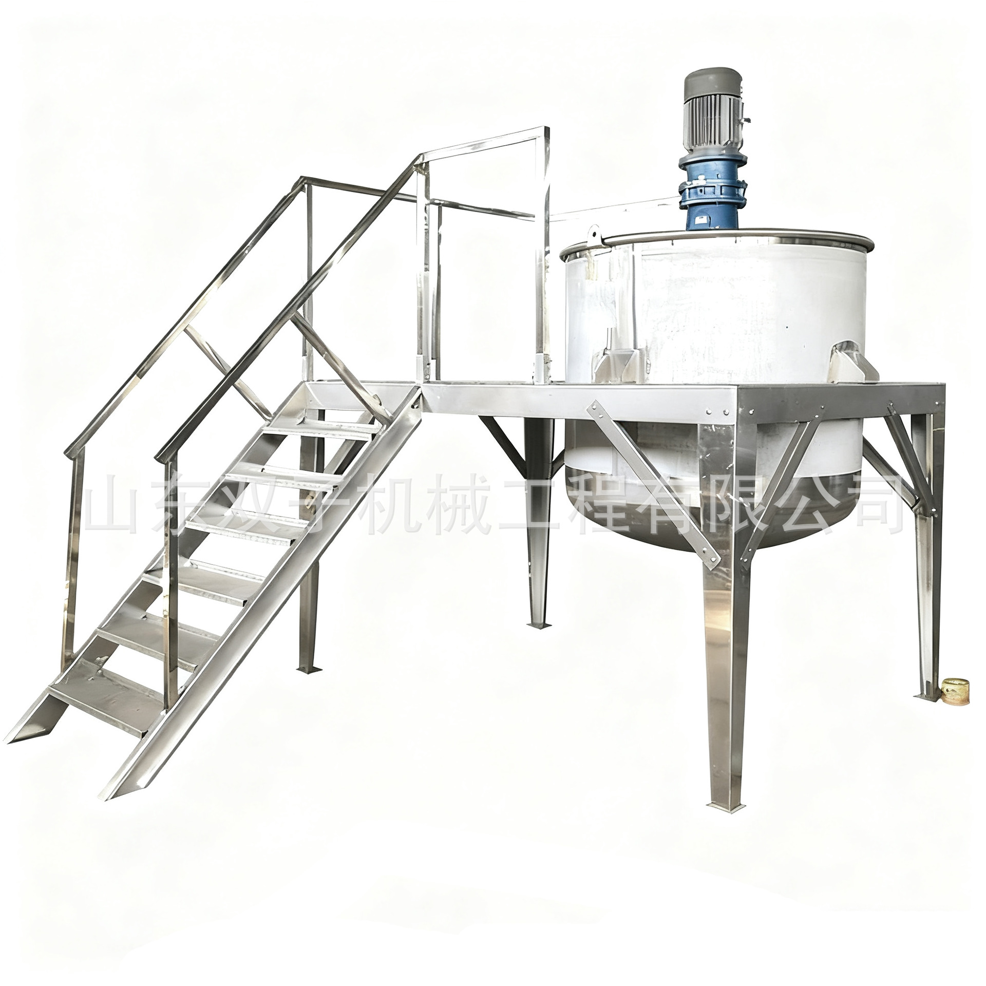 供应乳化反应搅拌罐 化妆品均质乳化搅拌锅 洗发水配料搅拌罐