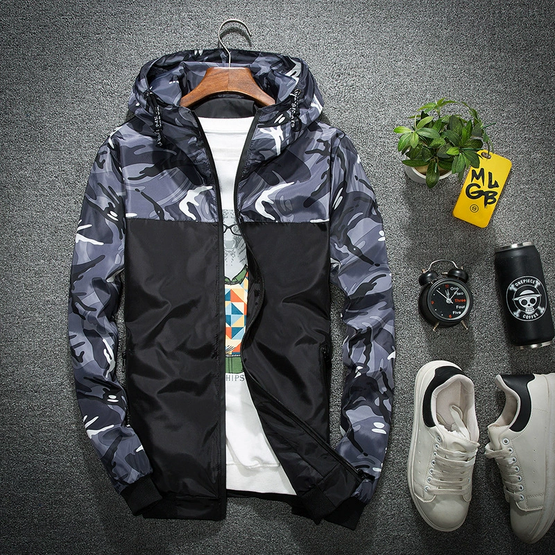 Камуфляжная мужская куртка для отдыха, сезонный тренд, корейский стиль