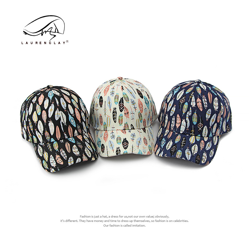 Sombrero de impresión de personalidad coreana para mujeres casuales gorra de lengua gorra de viaje de compras tendencia sombrero de béisbol duro sombrero de sombrero de sol para hombres