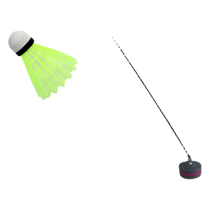 Оптовая продажа напрямую с завода: тренажер для бадминтона для тренировок одного игрока, оборудование для отработки отскока и развития силы.