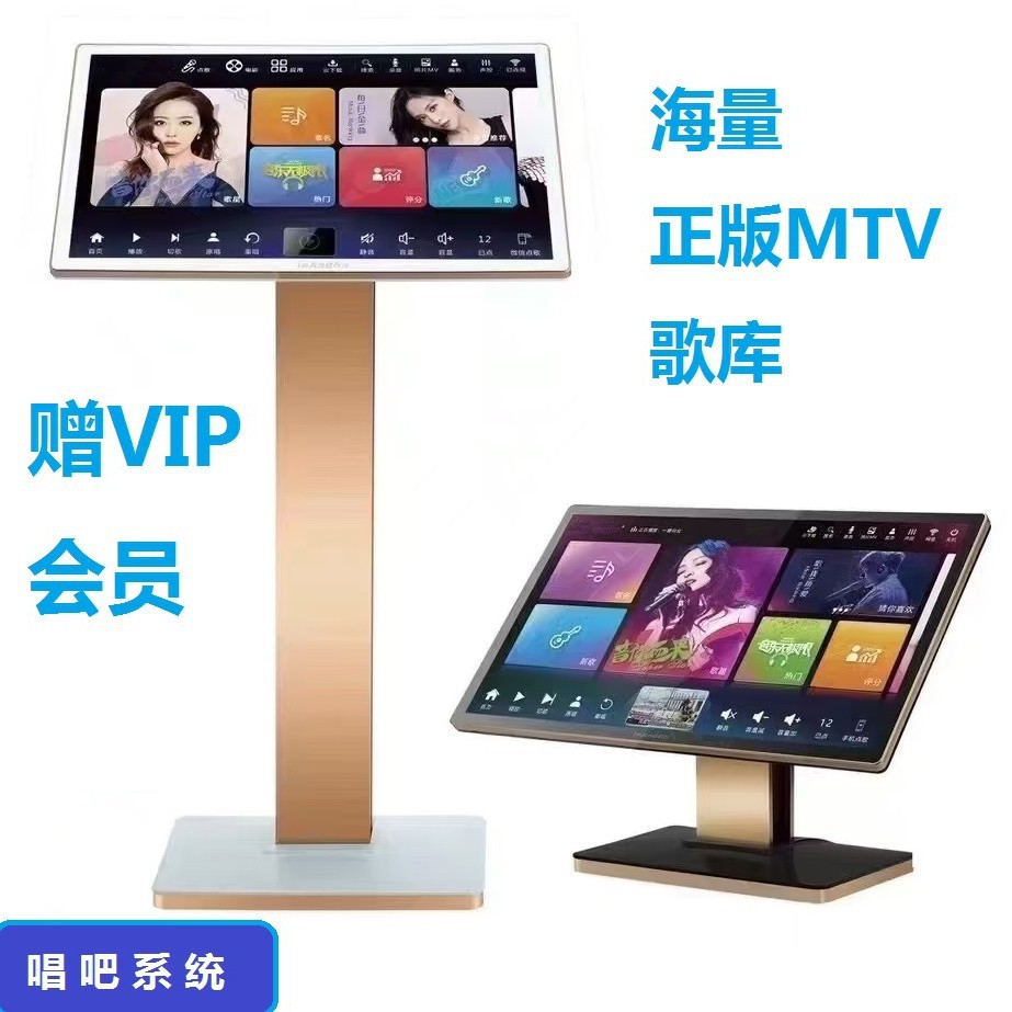 Billow Karaoke Jukebox Home Ktv Touch Screen Song Selection Machine Mtv Genuine Product with Vip Membership Included