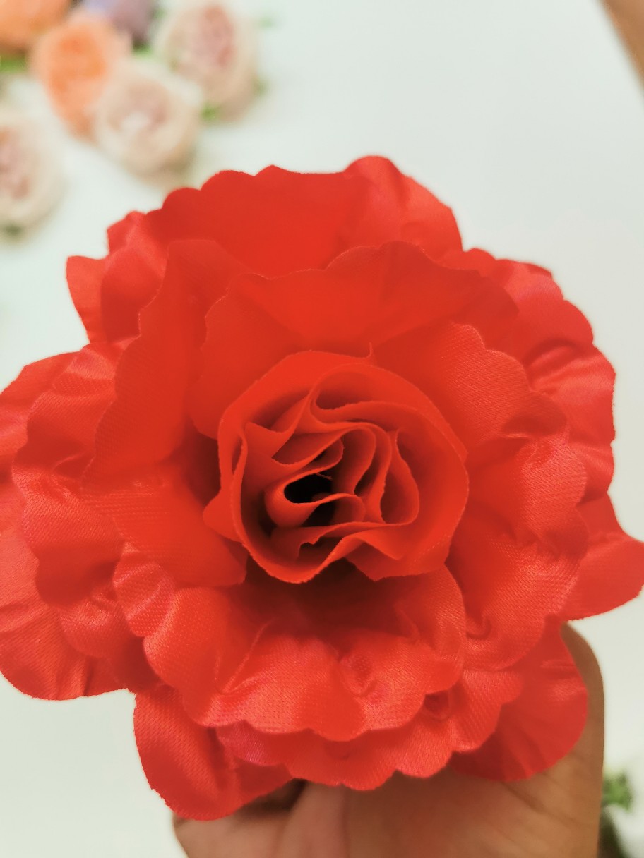 Rosa flor de seda flor de simulación flor de pecho