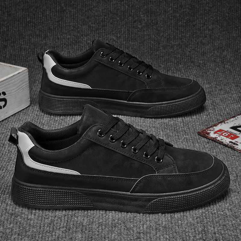 Zapatos de hombre primavera 2026 nuevos zapatos de protección laboral zapatos de skate antipatinación de trabajo tendencia universal zapatos deportivos casuales para hombres