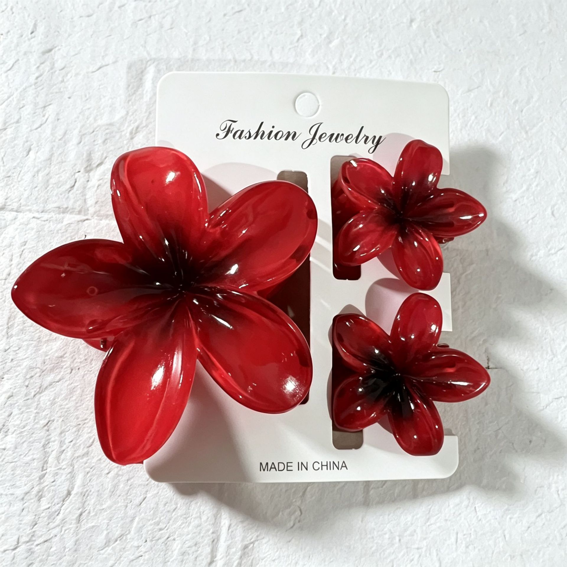Ventas transfronterizas calientes nuevos huevos láser de dos colores clip de agarramiento de flores de cabeza posterior clip de tiburón clip de cabello joyerías para el cabello