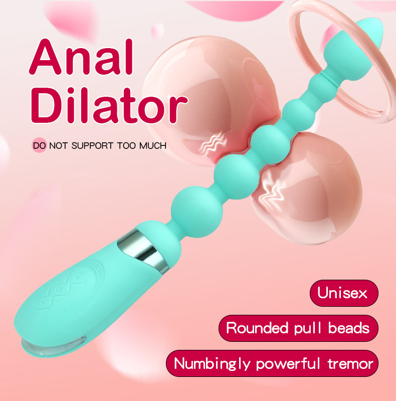 10-Frequency Vibrating Anal Plug, Silicone Prostate Massager, Purple Adult Toy — detail image 7