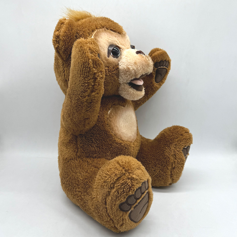 Genuino oso muñeca mascota amigo peluche curioso oso peluche mascota pequeño Tigre juguete Niña