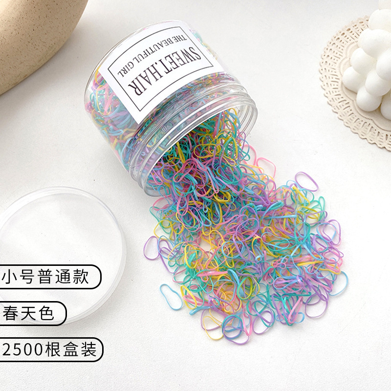 黒色使い捨てゴムバンドヘアゴム 女性用 高弾性 髪を傷めない 子供用ヘアゴム 編み込みヘアゴム 女の子用ヘアリング|undefined