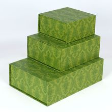 墨綠色書型盒高檔香水盒批發長方形翻蓋盒伴手禮禮盒磁吸禮品盒子