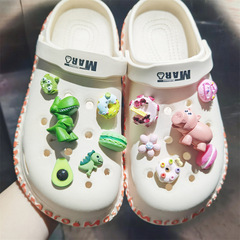 New Bass Three-Eyed Strawberry Lightyear Bear Cave Shoe Flower Removable Cartoon Three-dimensional Shoe Buckle Roman Shoe Accessories
