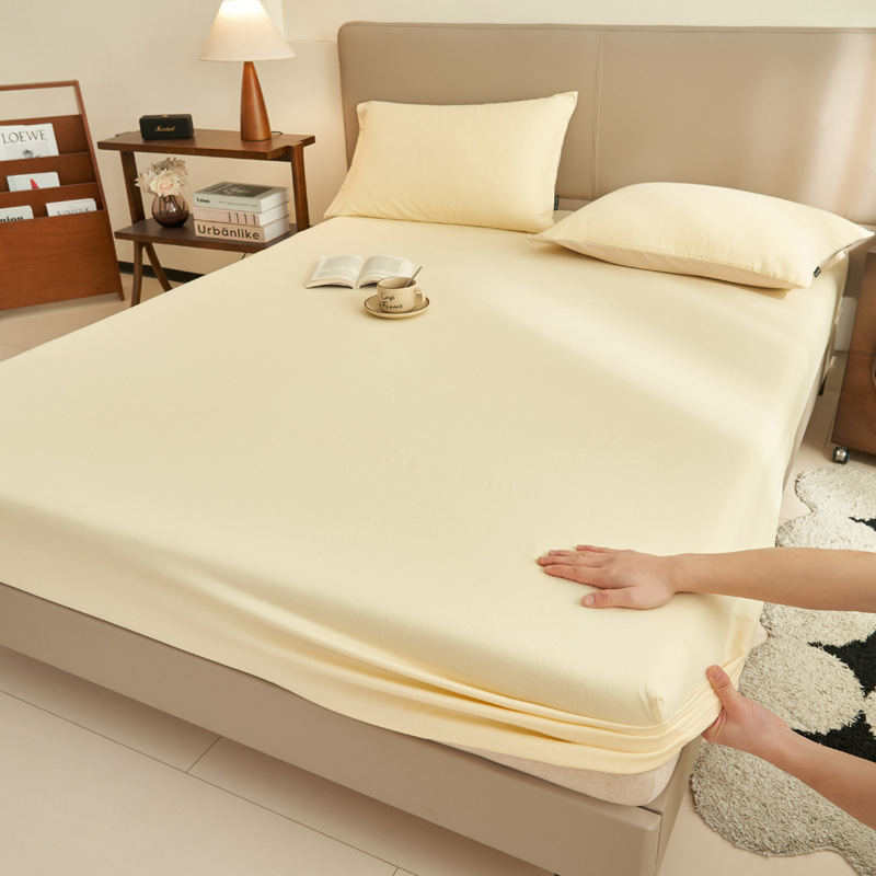 Nueva sábana de algodón puro pieza individual 100 funda de cama de algodón todo incluido funda de colchón funda de cama juego de tres piezas 2025 nuevo