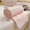 Rope-embedded summer quilt-dessert cute dog