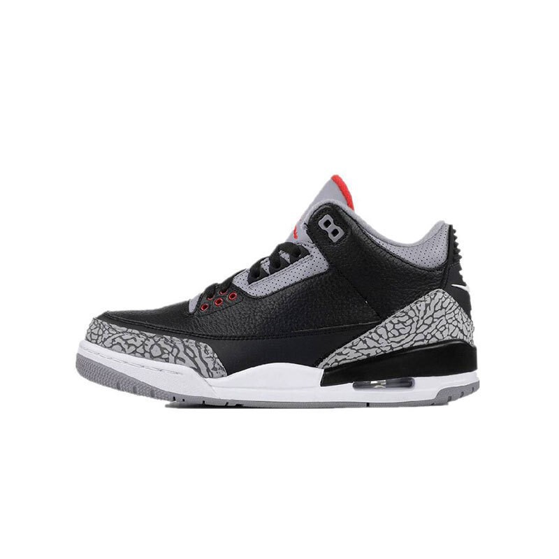 Foreign Trade Jordan AJ3 White Cement Flame Red Men's and Women's Air Cushion Shoes Non-Slip Wear-Resistant Basketball Sneakers Cross-Border Foreign Trade Jordan AJ3 White Cement Flame Red Men's and Women's Air Cushion Shoes Non-Slip Wear-Resistant Basketball Sneakers Cross-Border