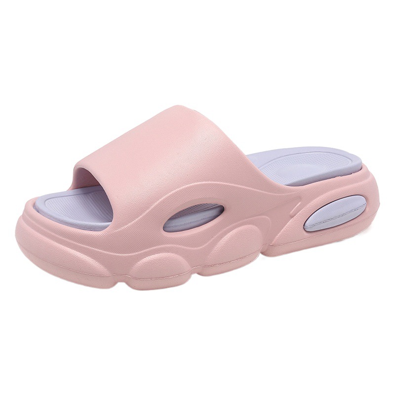 Slippers Women's Slip-on Feeling 5.0 Thick-soled Home Non-slip Deodorant Couple EVA Slides Summer Sandals Women's Outer Wear