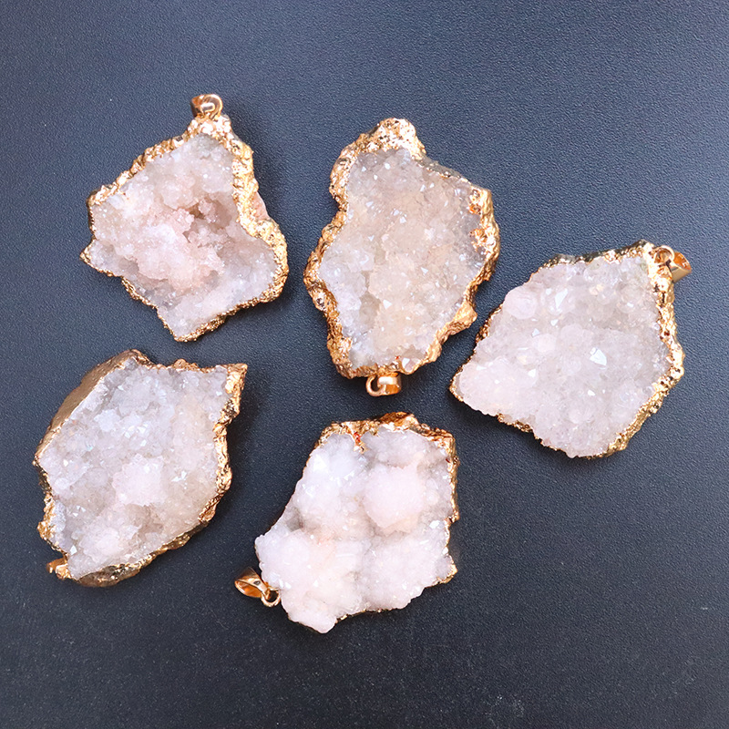 Irregular Pattern Women'S Gender Plating Design 1 Piece Natural Stone Irregular