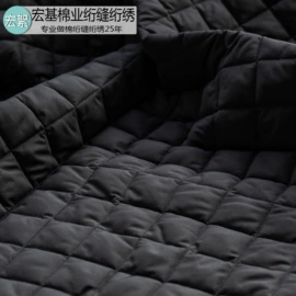 涤纶面料;纺织填充物;绗缝加工