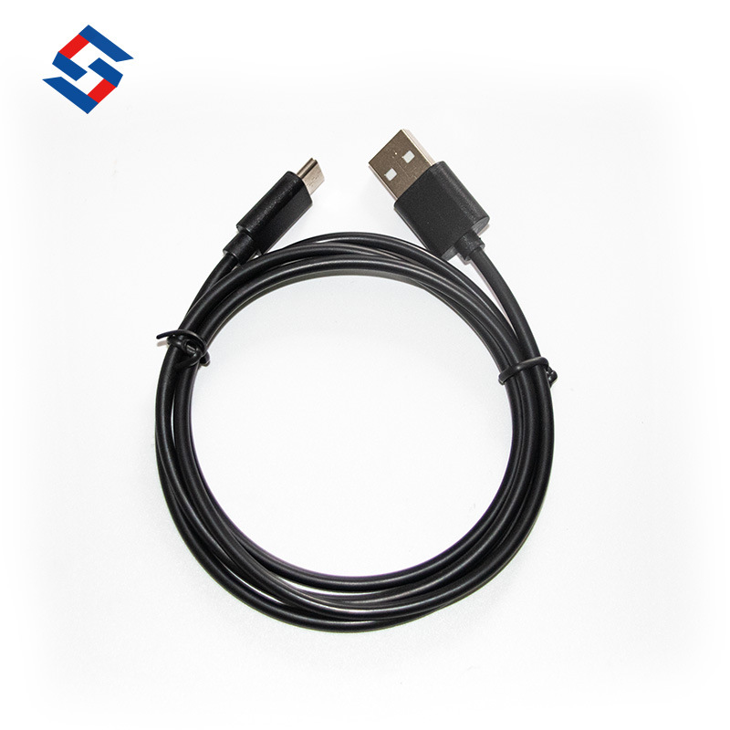 Nueva inyección de moldeo de PVC TYPE-C cable de datos al por mayor aplicable a Huawei Android typec teléfono móvil cable de carga