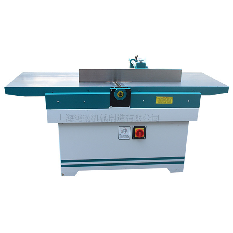 Desktop straight spiral knife flat press planer wood processing bevel flat planer round wood material polishing and splicing machine