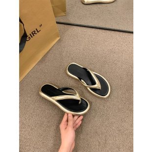 Chao no sur ~ flip flops para mujeres 2025 nuevo verano exterior plano zapatillas de mujer zapatillas de plata perezosas