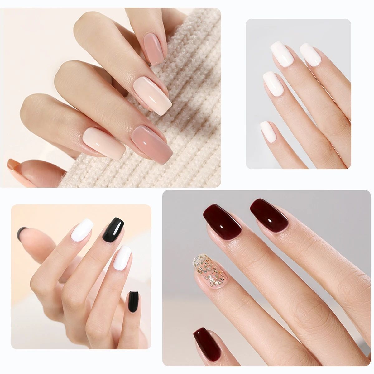 Nail Art Navidad 10 color esmalte de uñas traje de pegamento popular nude lentejuelas UV fototerapia pegamento esmalte de uñas traje de pegamento tienda de uñas