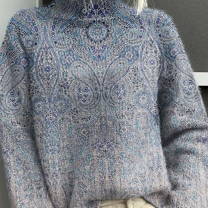 Foreign Trade Cross-Border 2024 Amazon New Christmas Abstract Print Casual Cloak Outwear Cardigan Sweater E127