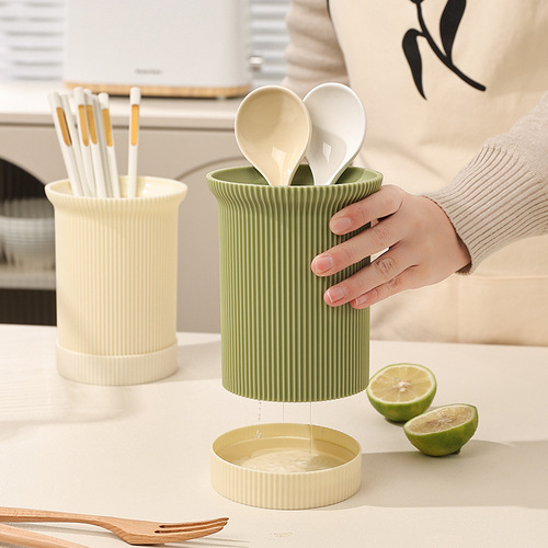 Patent Kitchen Chopsticks Holder with Drainage Knife Fork Spoon Chopsticks Storage Box Chopstick Cage Tableware Organizer Shelf Storage Rack