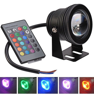 ����12vRGB�����ˮ���~�؟���ƺ led���^�� ��Ȫ10W�߲�ˮ�����