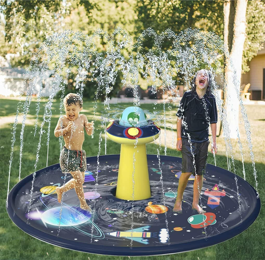 Летний горячий Звездный мяч из ПВХ надувной коврик для распыления воды, сливной песок, детский коврик для распыления воды, игрушечный коврик для распыления воды во дворе