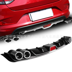 車の修正されたリアスポイラーリアウイング 128 センチメートルリアスポイラーユニバーサル修正リアリップリアサラウンドリアあごリアリップ