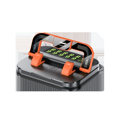 Model Wireless Charging Center Console | Car phone holder - h7-orange