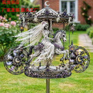 �羳Halloween Motorcycle Garden Stake Decor�f�}Ħ��܇�F����