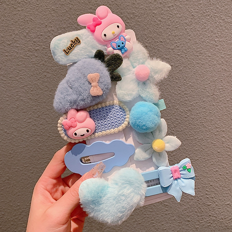 Д Cartoon hairgrip, милая детская заколка для волос, шпильки, клубничка, цветочная