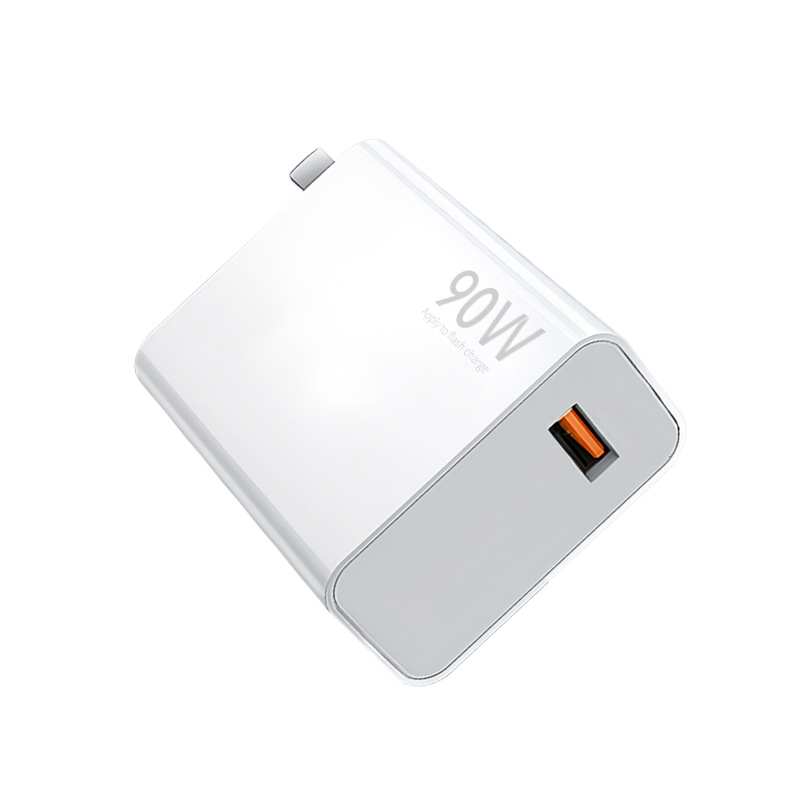 Adecuado para cargadores de teléfonos móviles Mi, compatible con la carga súper rápida de 67/90/120W, cabezal de carga rápida con etiqueta dorada y etiqueta azul.