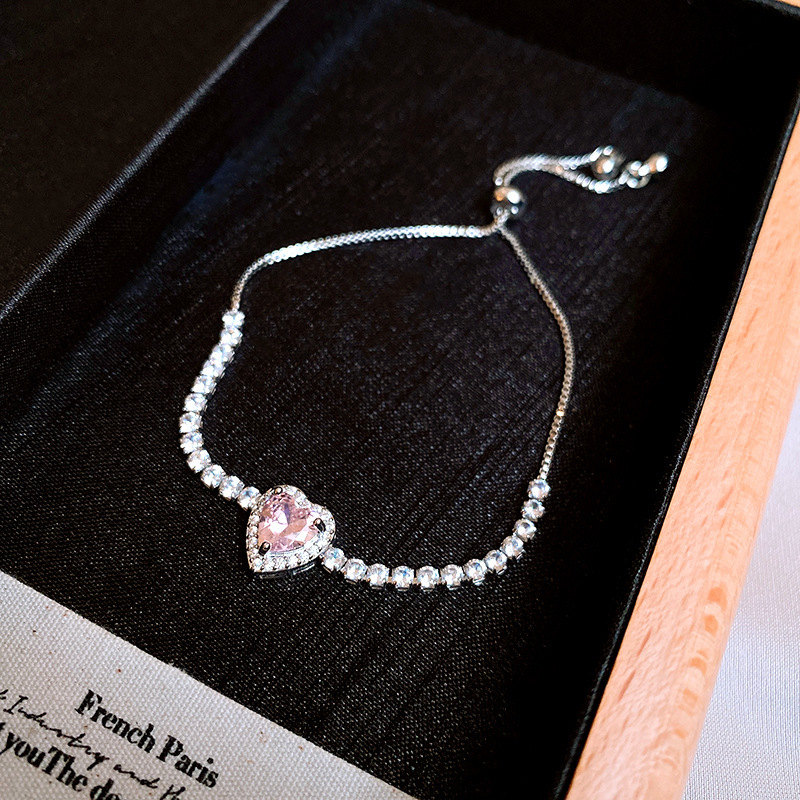 17 # Pulsera-Plata-Rosa