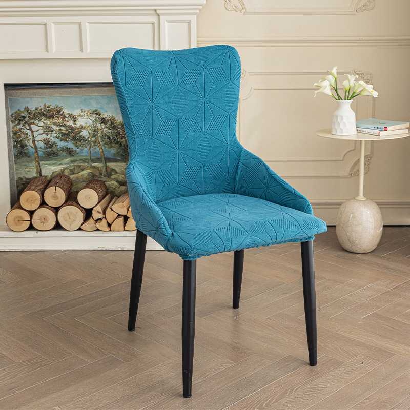 Cubierta de silla elástica Reposabrazos de forma especial cubierta de silla simple engrosada polar apoyabrazos respaldo integrado cuatro estaciones