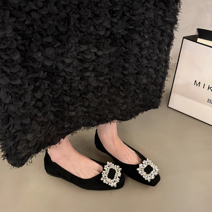 블랙 [평평한 바닥] 인기있는 버클