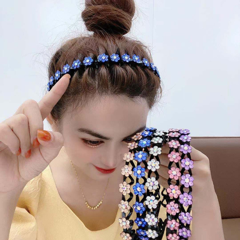 Cabello roto acabado artefacto Diadema con dientes accesorios para el cabello lavado de la cara onda diadema flequillos diadema horquilla antideslizante accesorios de horquilla