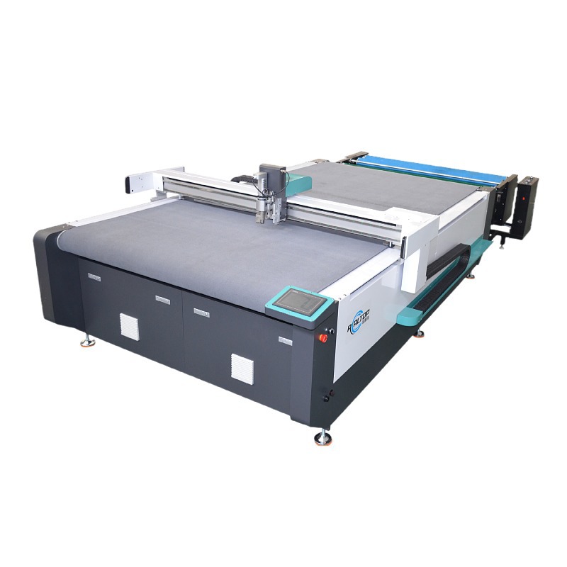 2516皮革布料裁切机 自动送料沙发布料切割机 济南振动刀厂家