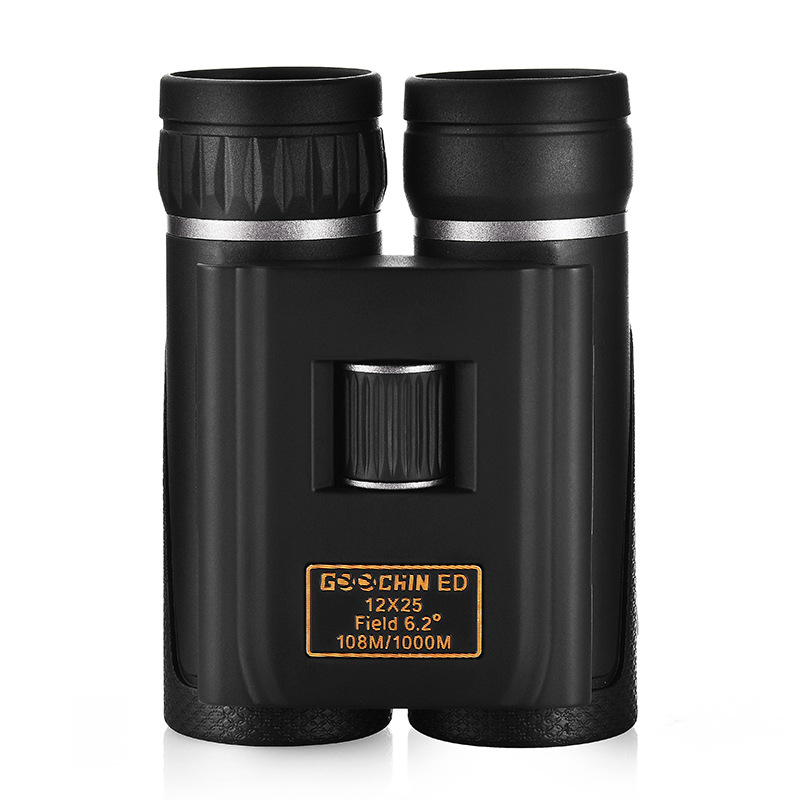 12X25ED binoculares portátiles de alta potencia HD Visión Nocturna concierto de los niños adultos de búsqueda de abejas viendo flotar peces
