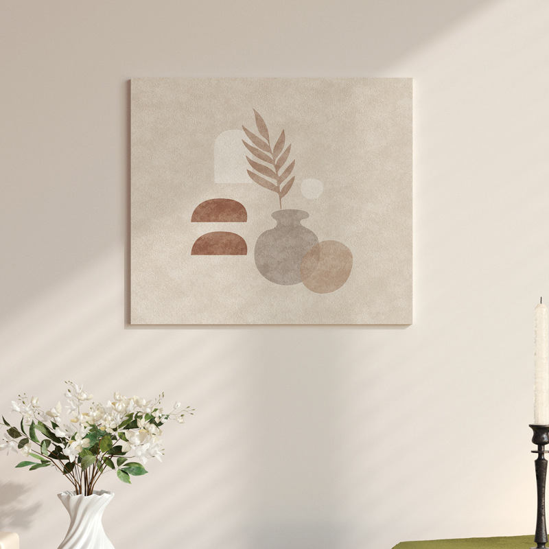 Silent Wind meter box decorative painting covering curtain living room cable box electric gate box simple cloth curtain Velcro covering ugly curtain