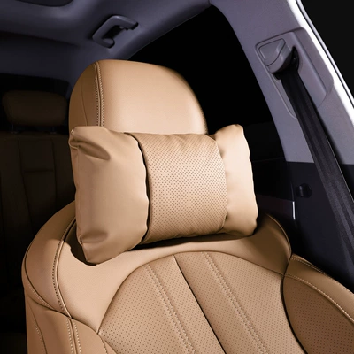 Y lumbar support, Model 3 | Waist support - 1-piece-headrest-autumn-mountain-chestnut-nappa-leather-for-comfort-and-stress-relief