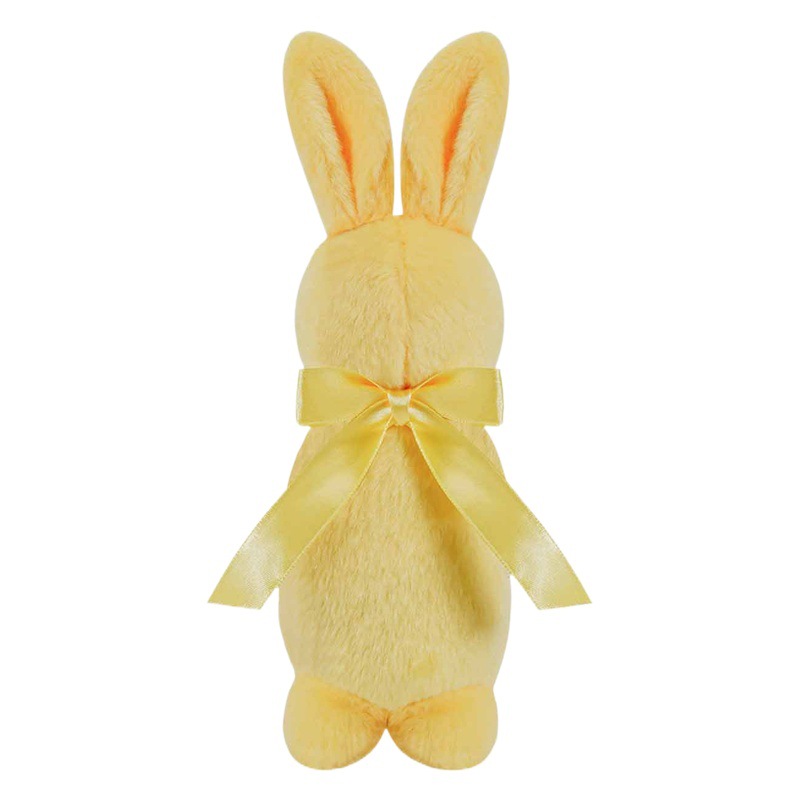 Cruz-frontera nueva decoración de Pascua conejo muñeca decoración amarillo rojo verde conejo muñeca regalo