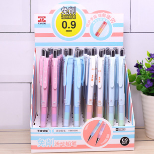 Tianzhuo 01990 Macron color activity pencil triangle 0.9mm cute learning 1980 mechanical pencil wholesale