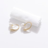 South Korean design goods, fashionable advanced earrings from pearl, light luxury style, trend of season