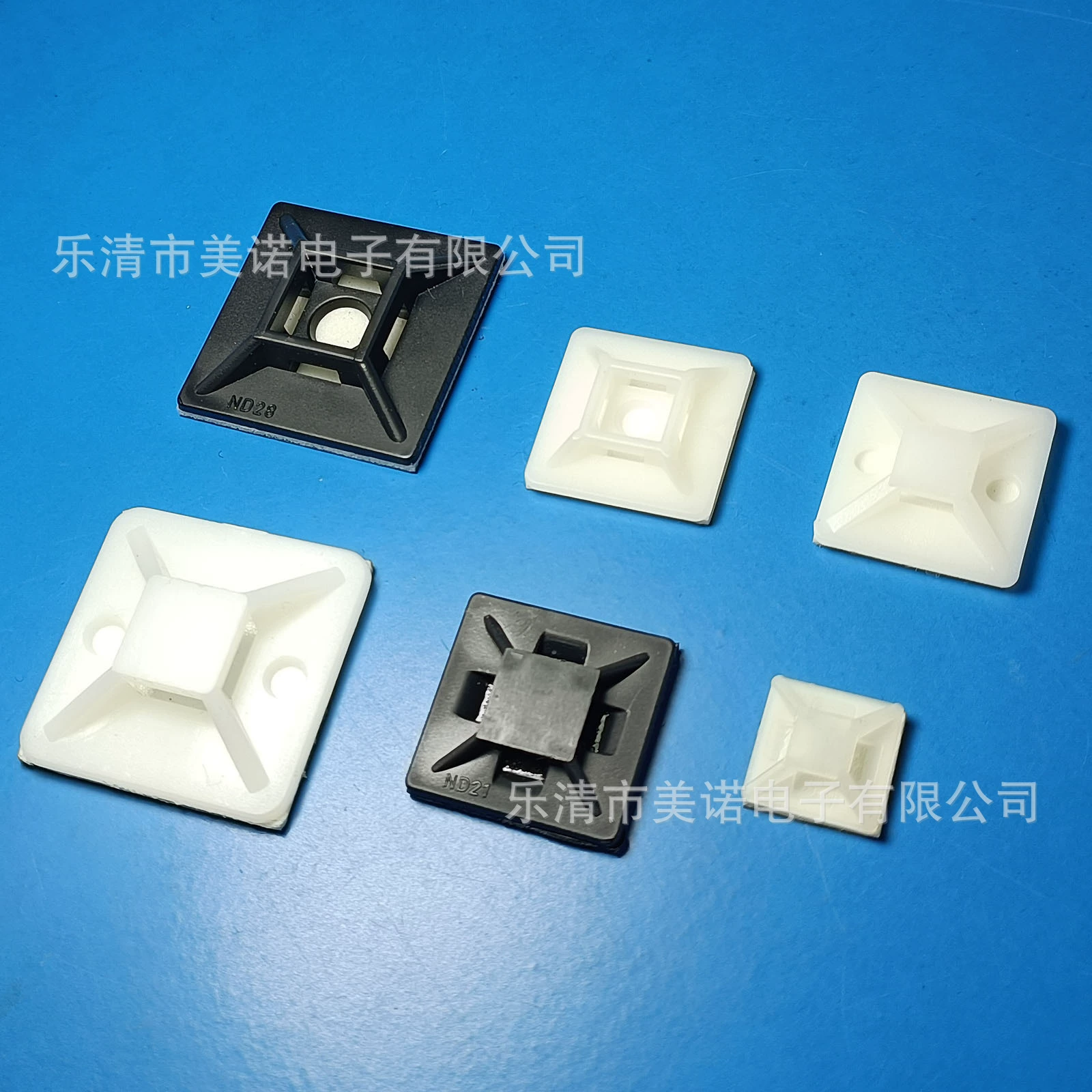 Cable ties, fixing seat, adhesive adjustable airplane, clips included