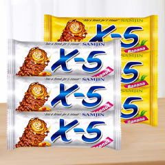 韩国进口三进巧克力棒夹心巧克力棒原味香蕉味零食品新货