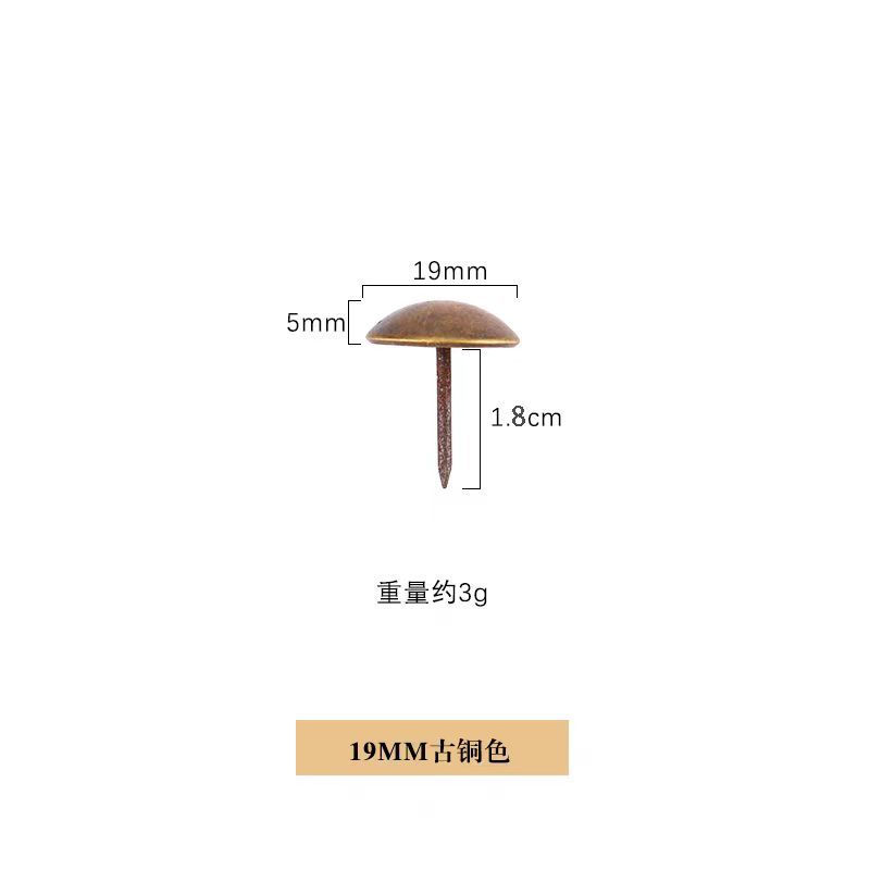 1.9cm bronze color