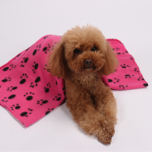 Over 100 items Double-sided velvet blanket for dogs, warm pet blanket, cat and dog paw print blanket, sleeping pad, pet pad