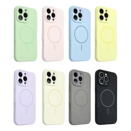 仿原高级欧美手机壳苹果16莫兰迪一体式触控全包磁吸16pro max液